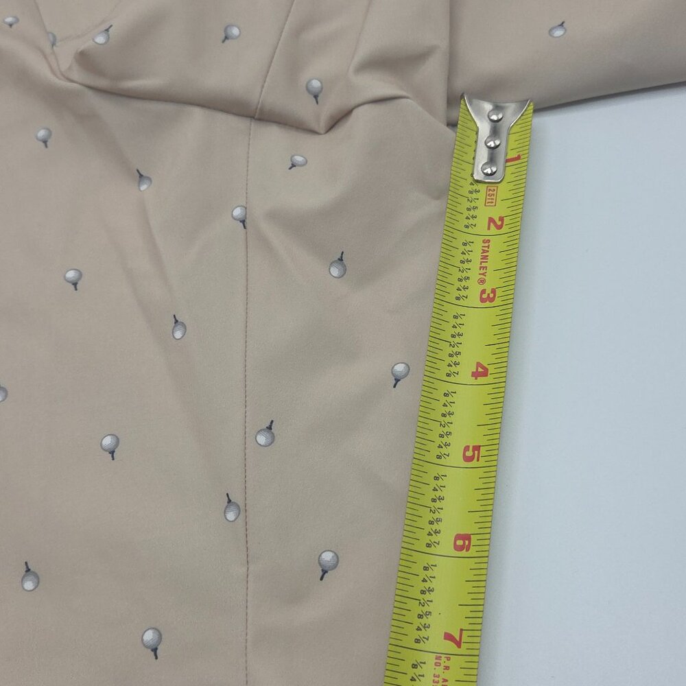 NWT Walter Hagen Performance 11 Golf Shorts 40 inseam 9 inch Beige w/golf tees - Picture 3 of 8